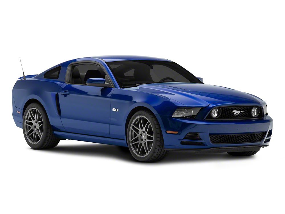 MP Concepts Side Scoops with Inserts; Unpainted (10-14 Mustang)