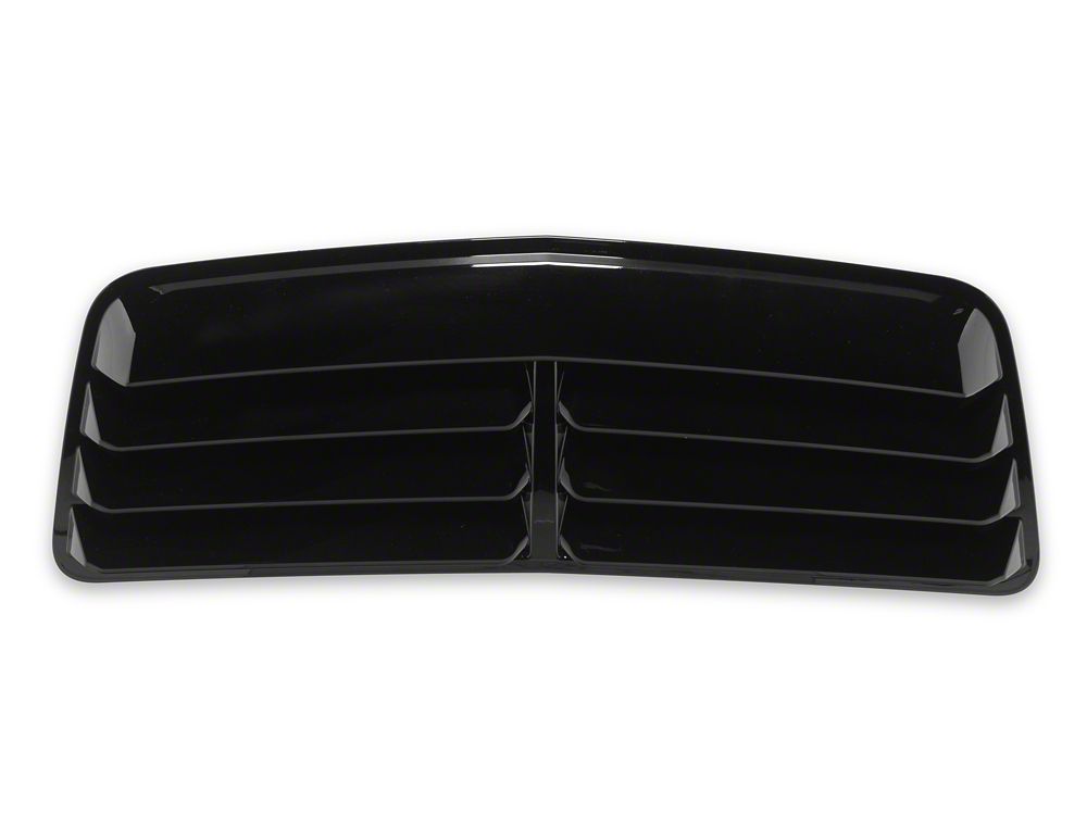 MP Concepts GT Style Hood Scoop; Gloss Black (24-25 Mustang EcoBoost)