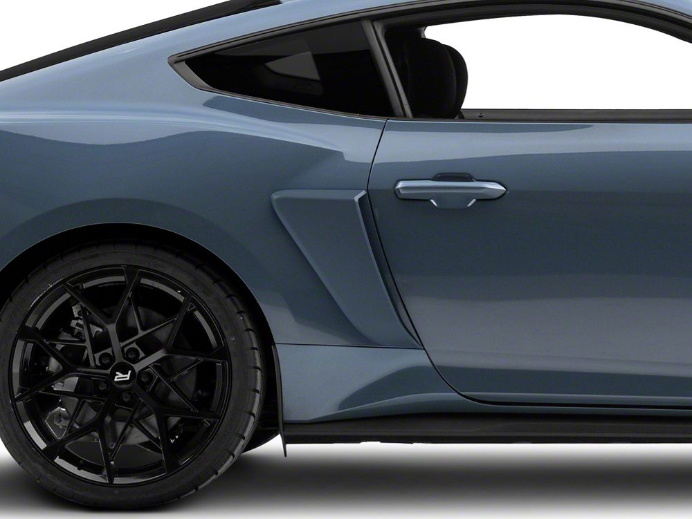 MP Concepts Side Scoops; Unpainted (24-25 Mustang)