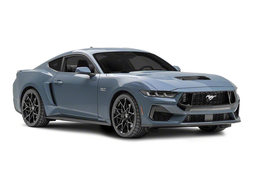 MP Concepts Side Scoops; Unpainted (24-25 Mustang)