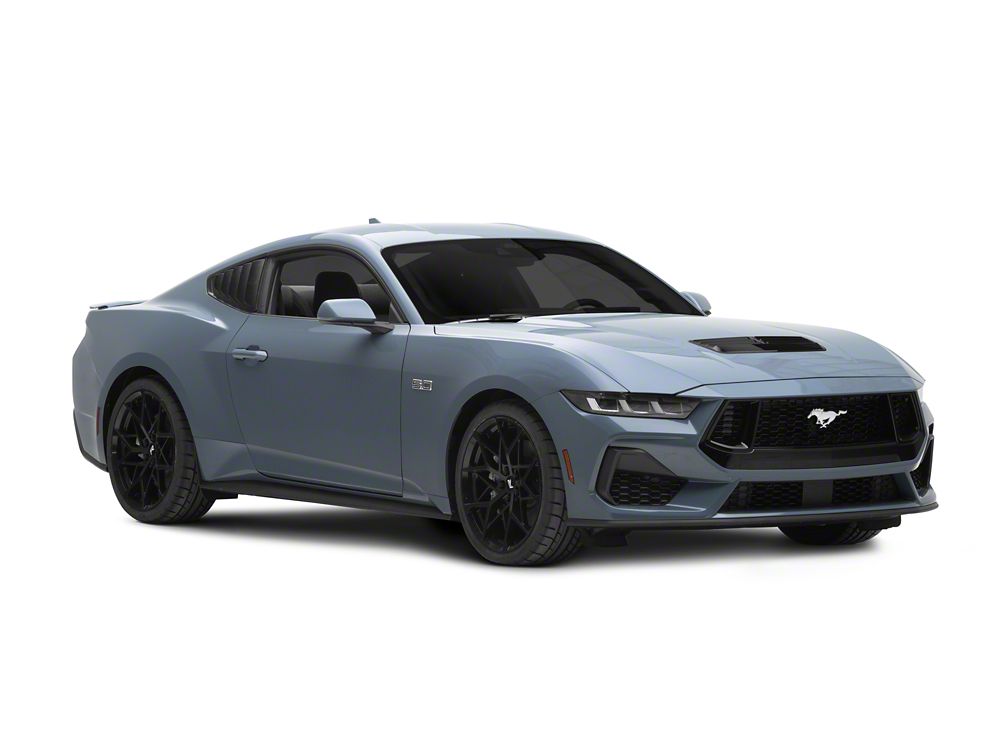 MP Concepts Quarter Window Louvers; Matte Black (24-25 Mustang Fastback)