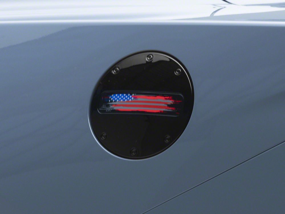 MP Concepts Fuel Door with USA Distressed Flag (24-25 Mustang)