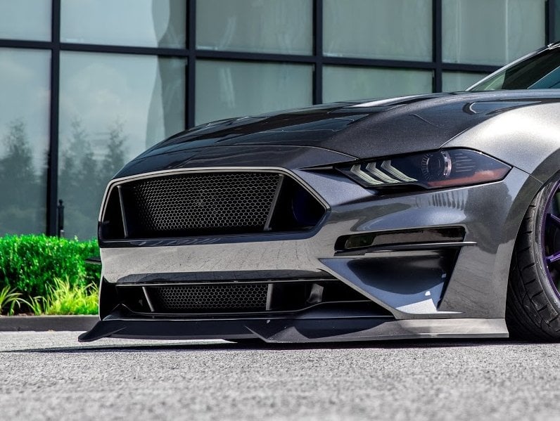 MP Concepts Lower Grille; Black (18-23 Mustang GT, EcoBoost)