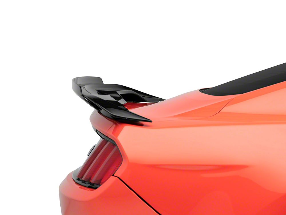 Chin Spoiler and GT500 Style Rear Spoiler with Wicker Bill Add-On (18-23 Mustang GT Fastback w/o Performance Pack, EcoBoost w/o Performance Pack)