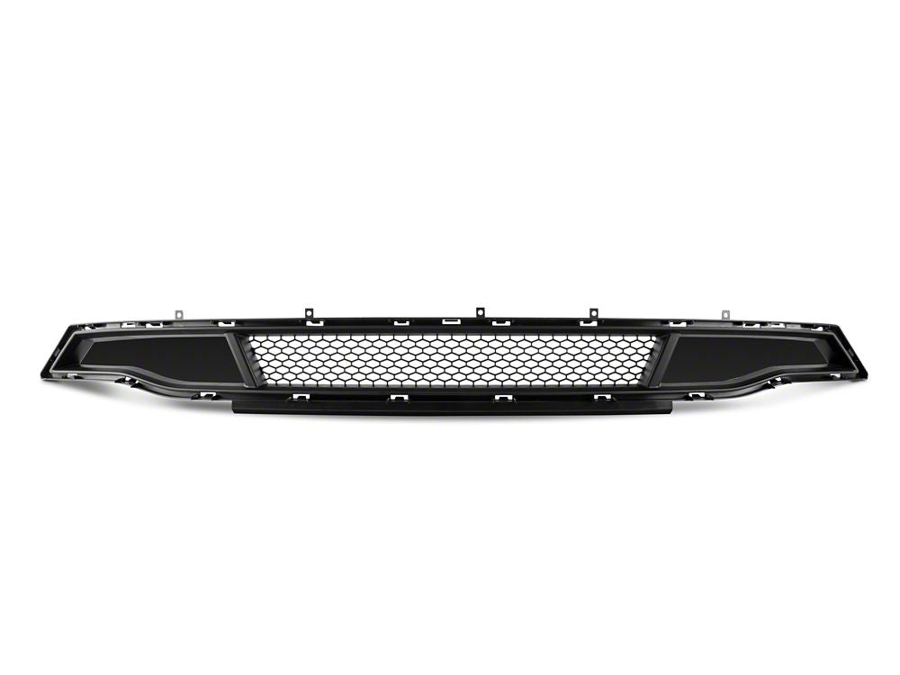 Upper and Lower Grilles; Black (18-23 Mustang GT, EcoBoost)