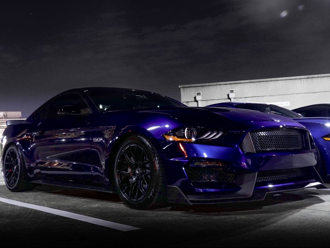 MP Concepts GT350 Style Front Bumper; Unpainted (18-23 Mustang GT, EcoBoost)