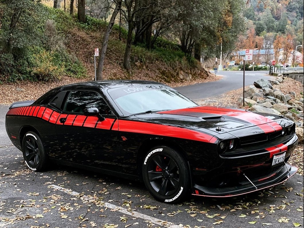 MP Concepts Quarter Window Scoops; Unpainted (08-23 Challenger)