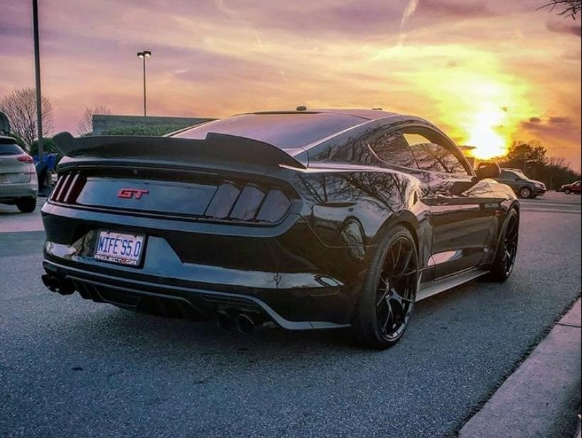 MP Concepts Quad Exhaust Rear Diffuser (15-17 Mustang GT Premium, EcoBoost Premium)