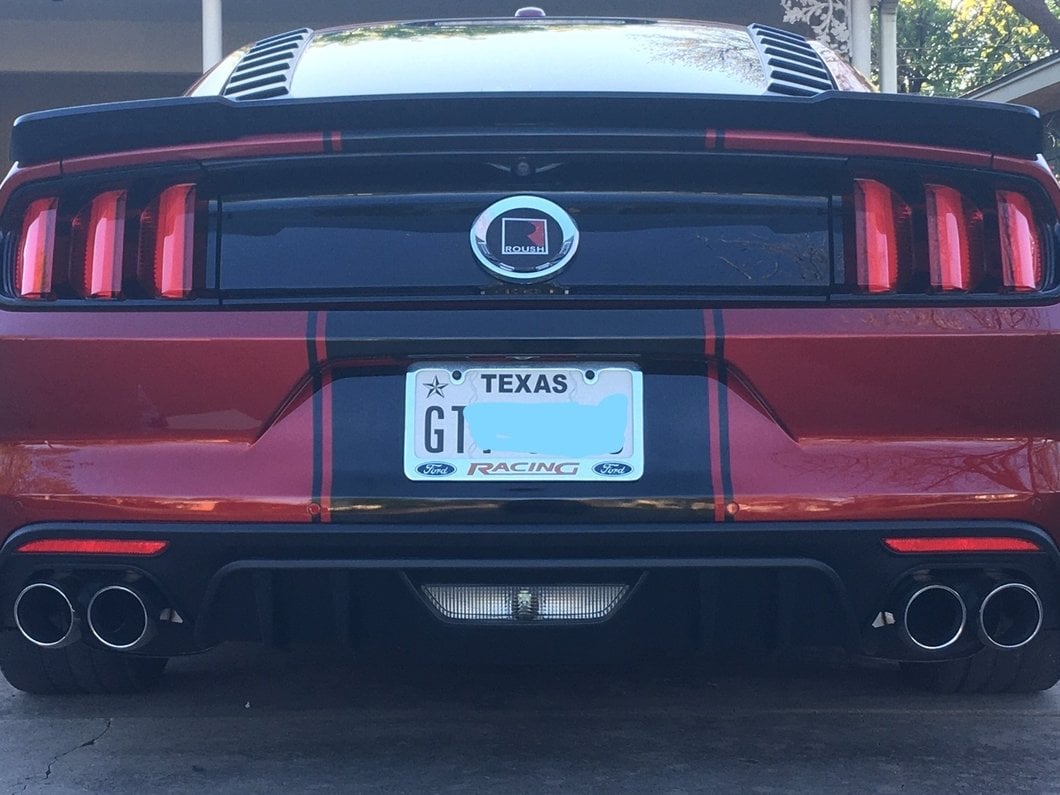 MP Concepts Quad Exhaust Tips for MP Concepts Rear Diffuser (15-17 Mustang GT Premium, EcoBoost Premium)
