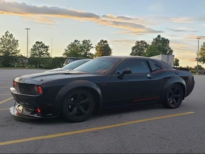 MP Concepts Quarter Window Scoops; Unpainted (08-23 Challenger)