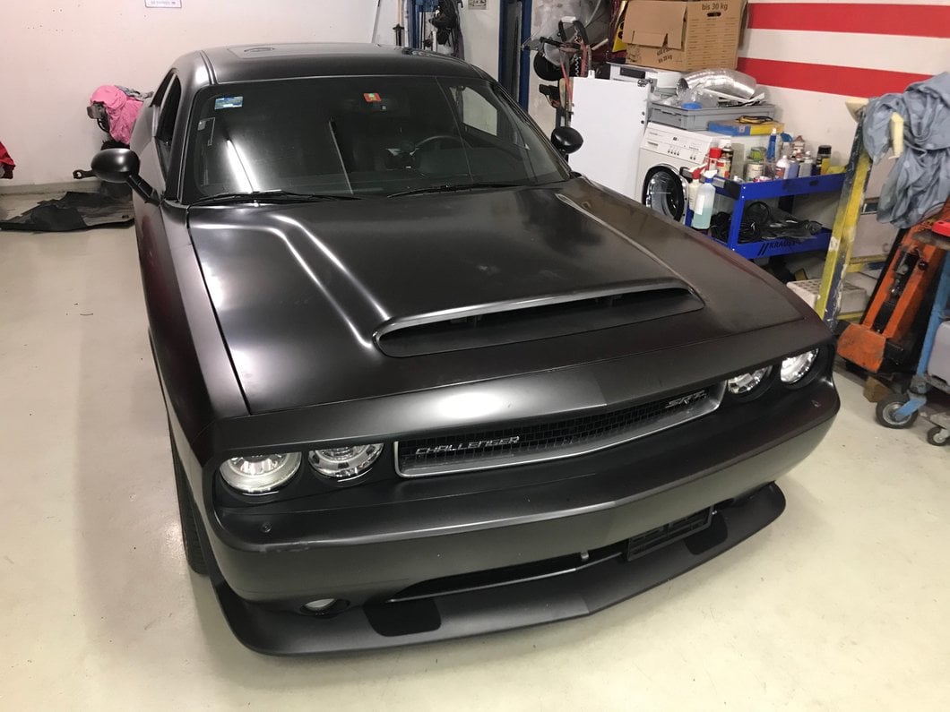 MP Concepts Aluminum Demon Style Hood; Unpainted (08-23 Challenger)