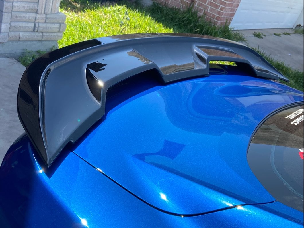 MP Concepts GT500 Style Rear Spoiler; Primed (15-23 Mustang Fastback)