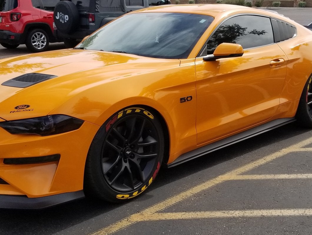 MP Concepts Hood Vents; Matte Black (18-23 Mustang GT, EcoBoost)