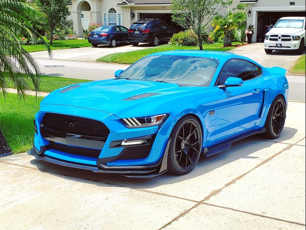 MP Concepts GT500 Style Side Rocker Splitters (15-23 Mustang GT, EcoBoost, V6)