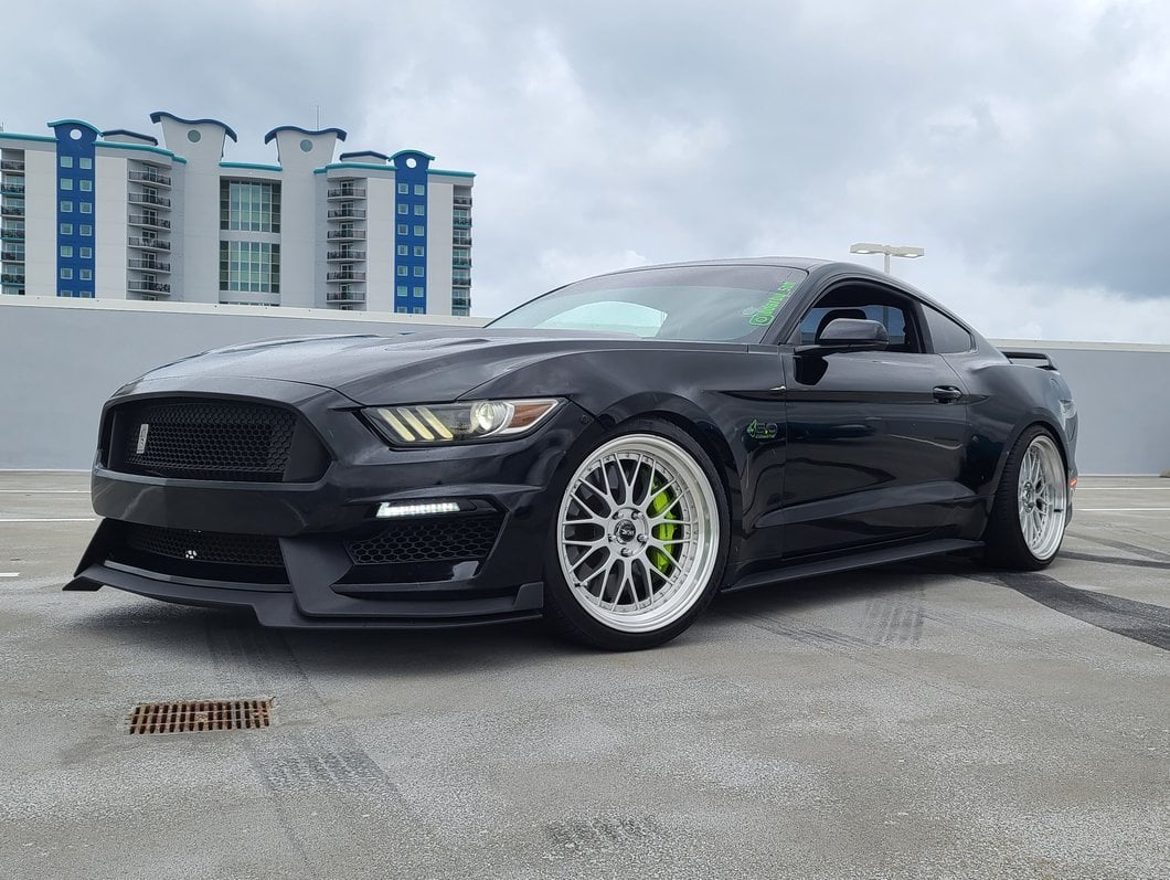MP Concepts GT350 Style Front Bumper Replacement Chin Spoiler For 397416 Only (15-17 Mustang GT, EcoBoost, V6)