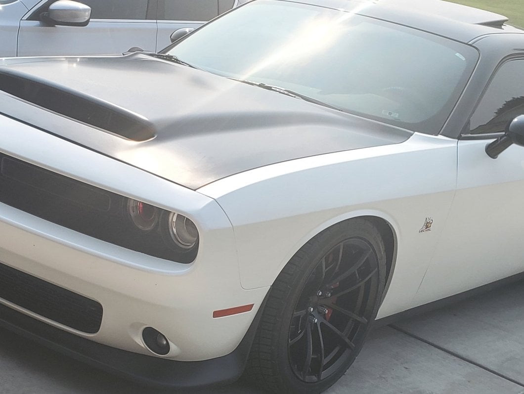 MP Concepts Aluminum Demon Style Hood; Unpainted (08-23 Challenger)