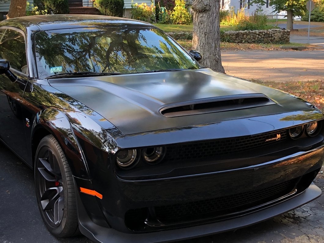 MP Concepts Aluminum Demon Style Hood; Unpainted (08-23 Challenger)