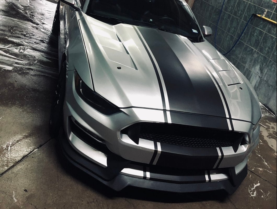 MP Concepts GT350 Style Front Bumper Replacement Chin Spoiler For 397416 Only (15-17 Mustang GT, EcoBoost, V6)
