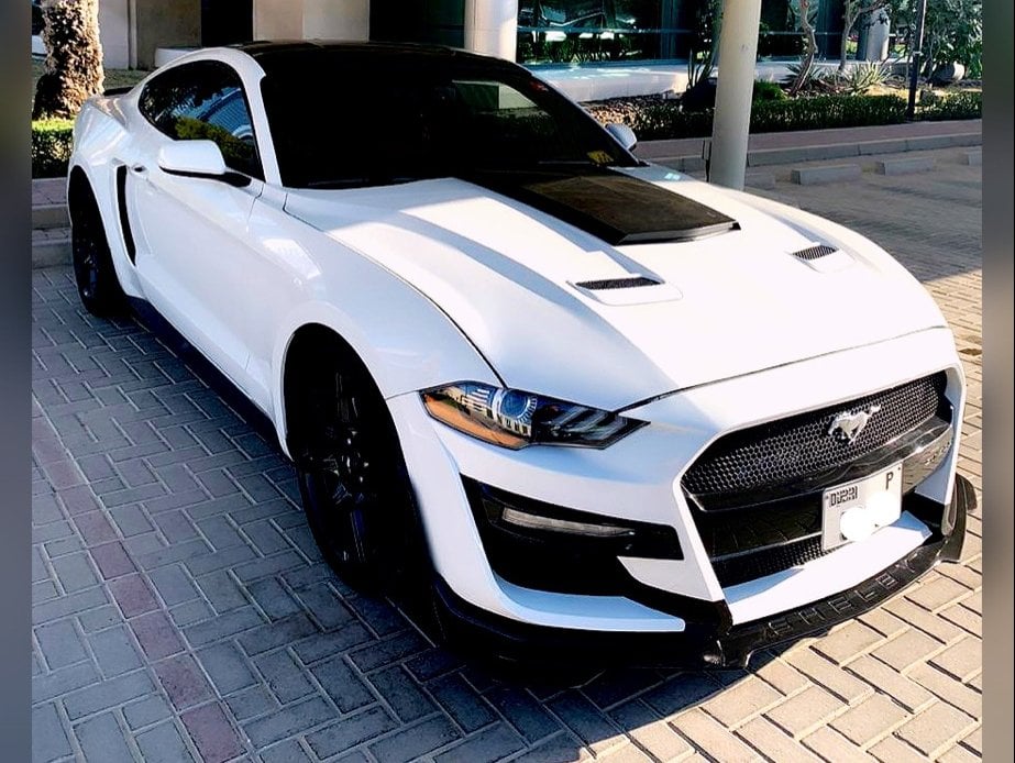 MP Concepts Hood Scoop with Chase LED (18-23 Mustang GT, EcoBoost)