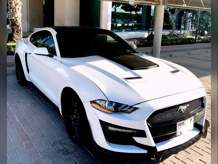 MP Concepts Side Scoops with Inserts; Unpainted (15-23 Mustang)