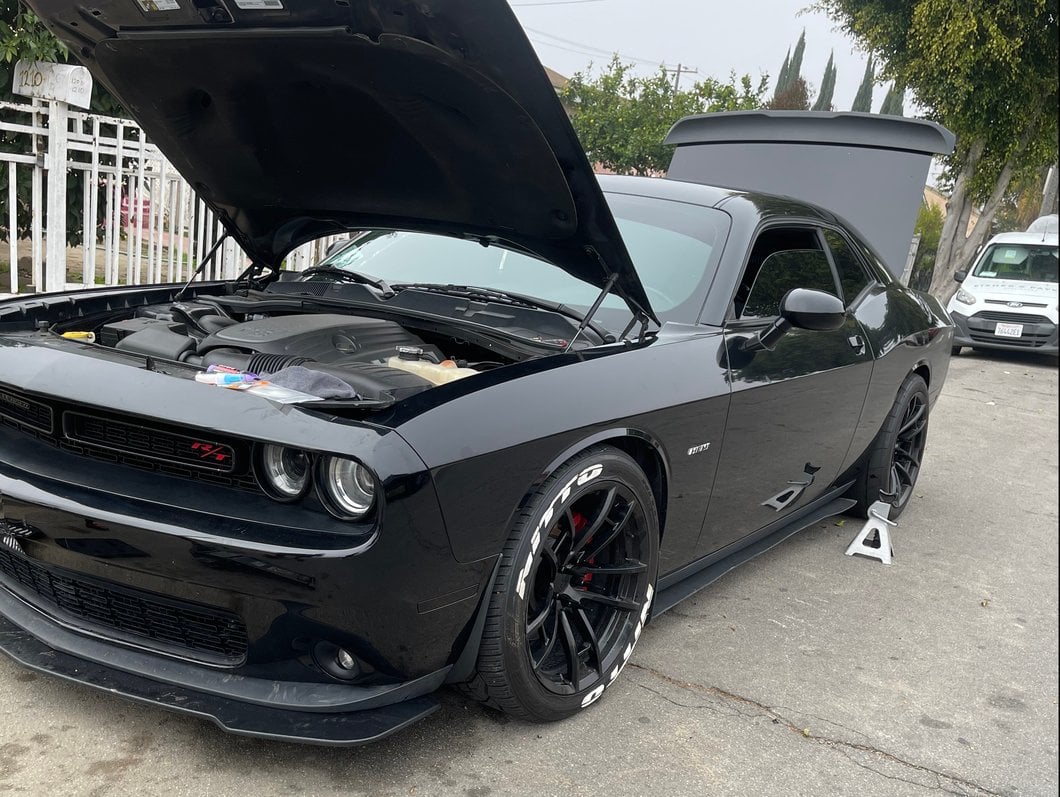 MP Concepts Chin Spoiler; Matte Black (15-18 Challenger SRT; 15-23 Challenger R/T Scat Pack; 19-23 Challenger GT, R/T, Excluding Widebody)