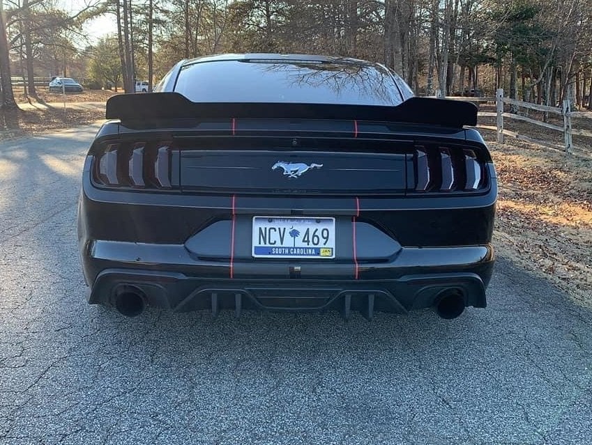MP Concepts Rear Diffuser (18-23 Mustang EcoBoost w/o Active Exhaust)
