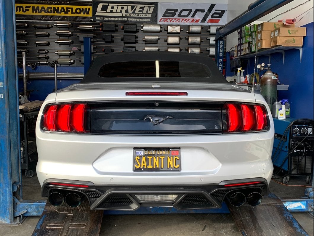 MP Concepts GT500 Style Rear Bumper and Diffuser Kit (15-23 Mustang GT, EcoBoost, V6)