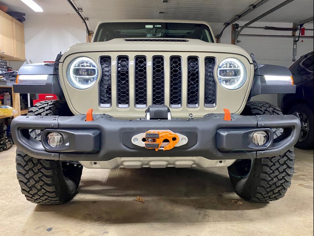MP Concepts Forged Aluminum Front Bumper (18-25 Jeep Wrangler JL, Excluding Rubicon)