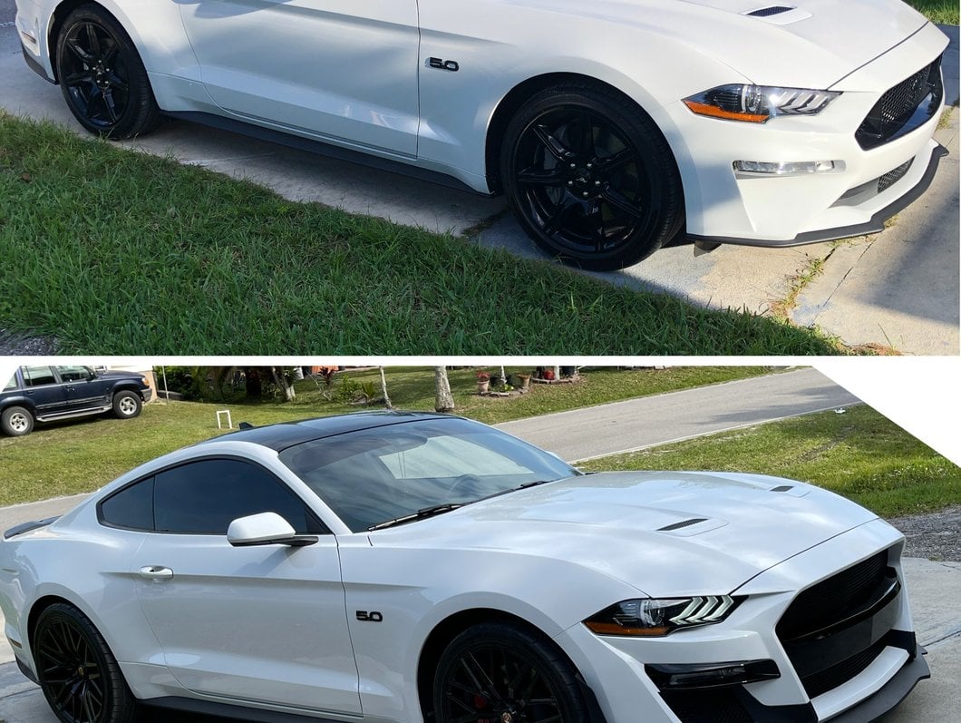 MP Concepts Aluminum GT500 Style Hood; Unpainted (18-23 Mustang GT, EcoBoost)