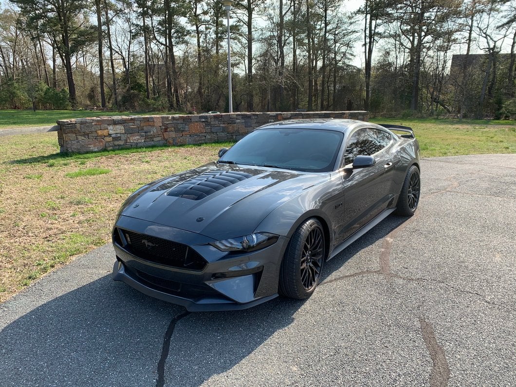 MP Concepts Aluminum GT500 Style Hood; Unpainted (18-23 Mustang GT, EcoBoost)