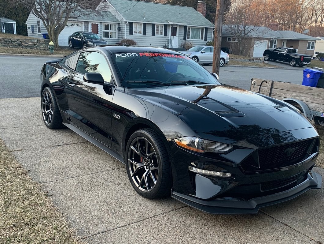 MP Concepts Quarter Window Louvers; Matte Black (15-23 Mustang Fastback)