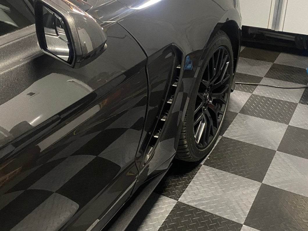 MP Concepts GT350 Style Replacement Fenders; Aluminum (18-23 Mustang GT, EcoBoost)