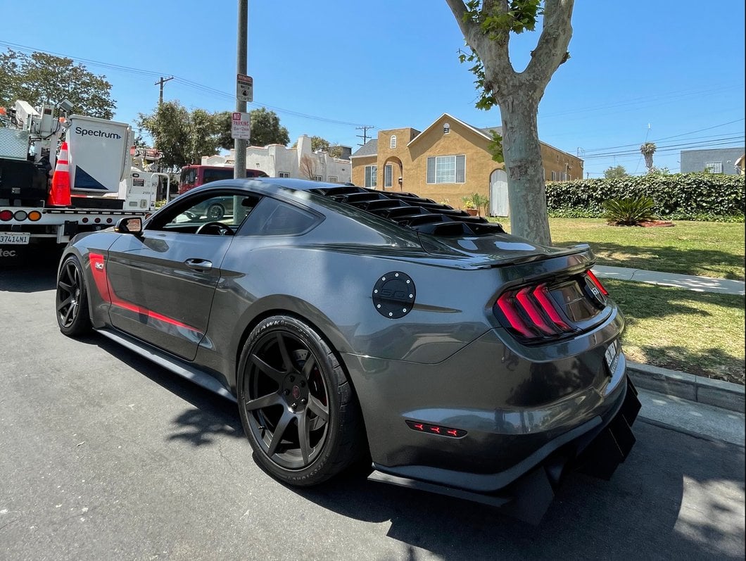MP Concepts LED Rear Side Markers; Smoked (18-23 Mustang)