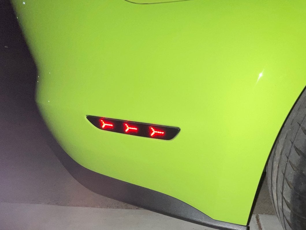 MP Concepts LED Rear Side Markers; Smoked (18-23 Mustang)