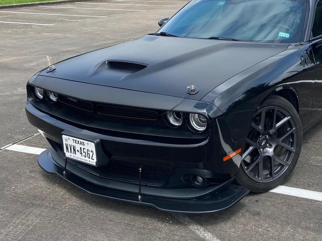 MP Concepts Chin Spoiler; Matte Black (15-18 Challenger SRT; 15-23 Challenger R/T Scat Pack; 19-23 Challenger GT, R/T, Excluding Widebody)