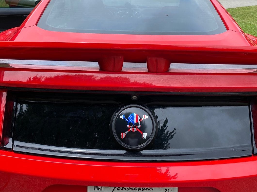 MP Concepts Decklid Panel Emblem; American Skull (15-23 Mustang)