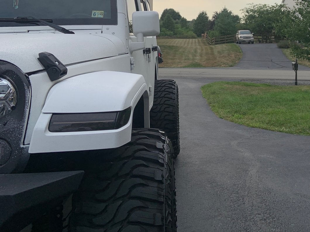 MP Concepts JL Style Front Fender Flares with Sequential Turn Signals (07-18 Jeep Wrangler JK)
