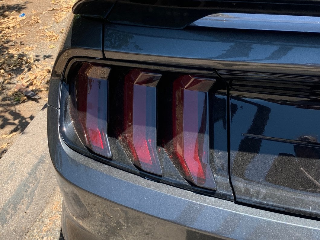 MP Concepts Tail Light Covers; Smoked (18-23 Mustang GT, EcoBoost, GT500)