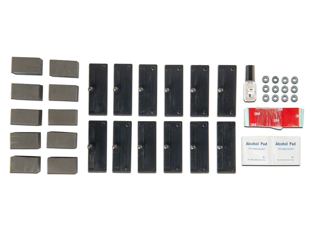 MP Concepts Replacement Rear Window Louvers Hardware Kit for CC2013 Only (16-24 Camaro Coupe)