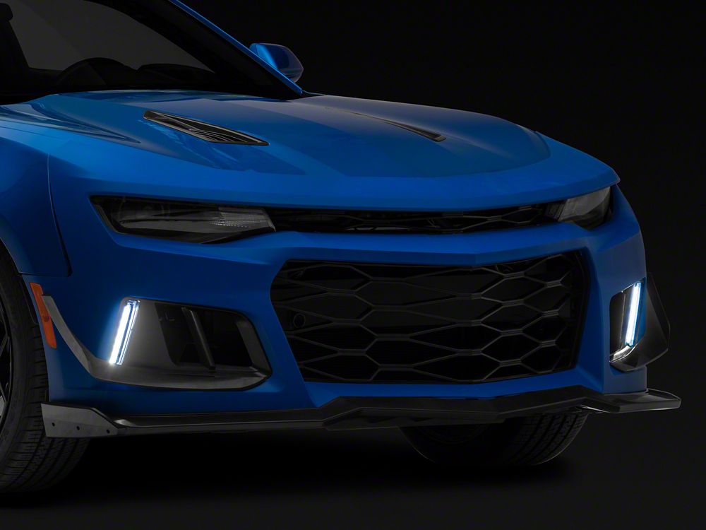 MP Concepts ZL1 1LE Style Front Bumper with DRL; Unpainted (16-18 Camaro, Excluding ZL1)