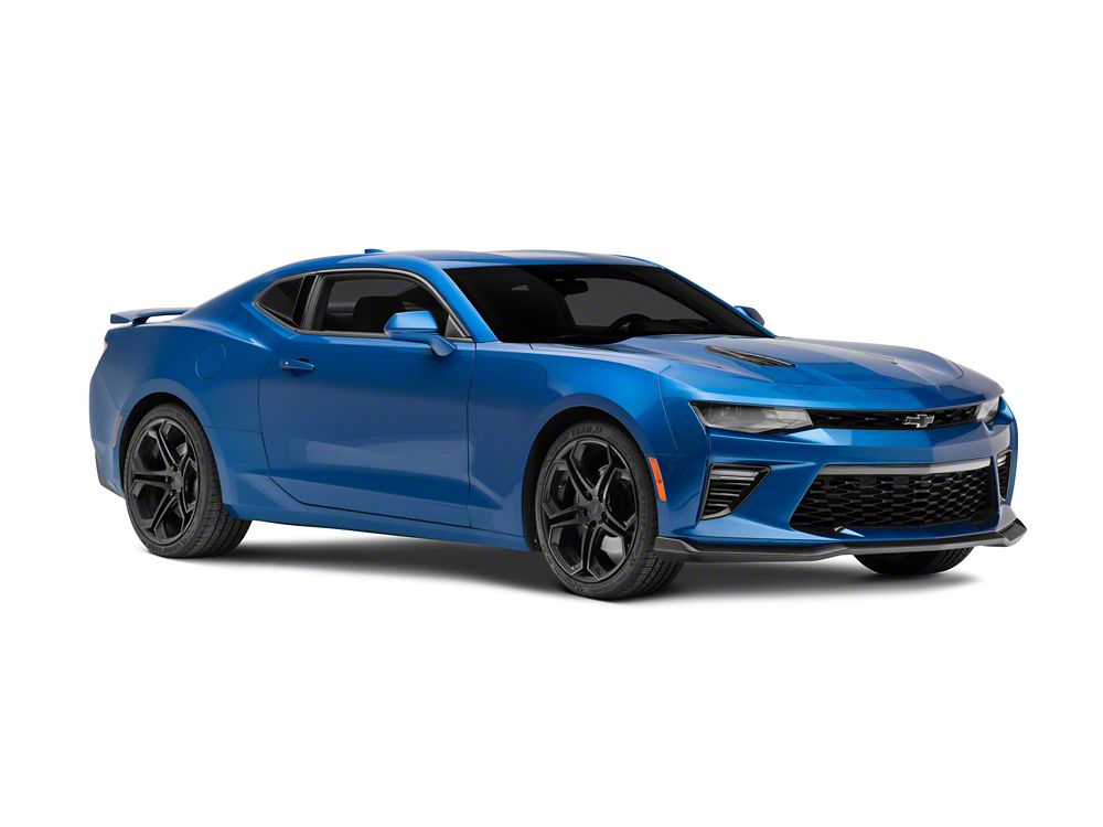 MP Concepts Quarter Window Scoops; Gloss Black (16-24 Camaro Coupe)