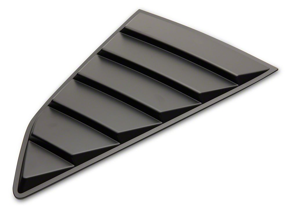 MP Concepts Quarter Window Louvers; Matte Black (16-24 Camaro Coupe)