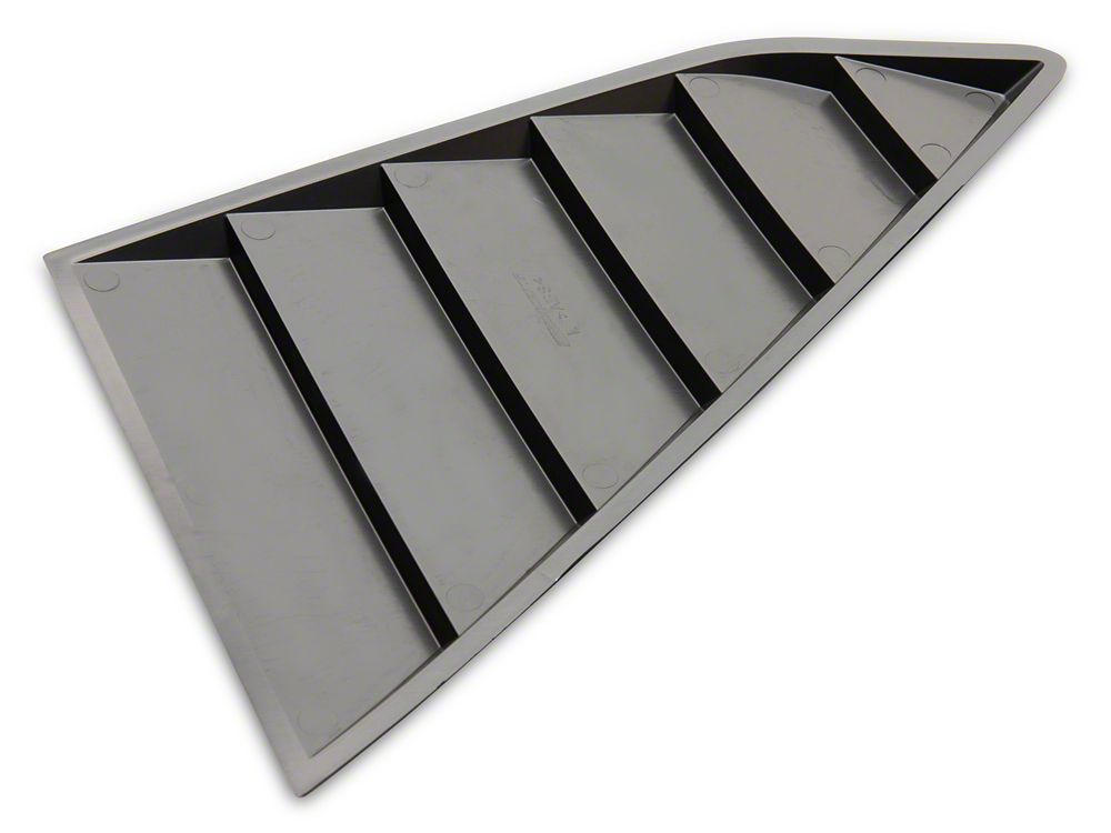 MP Concepts Quarter Window Louvers; Matte Black (16-24 Camaro Coupe)