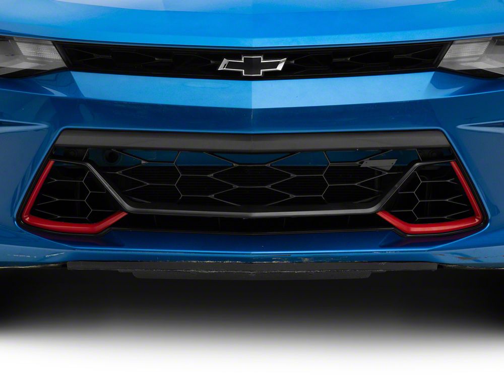 MP Concepts SS 50 Years Style Grille; Red (16-18 Camaro SS)