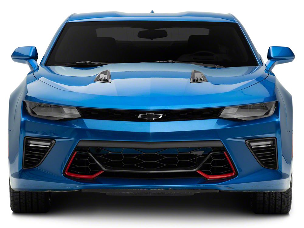 MP Concepts SS 50 Years Style Grille; Red (16-18 Camaro SS)