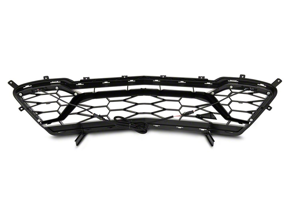 MP Concepts SS 50 Years Style Grille with LED Lighting; Silver (16-18 Camaro SS)