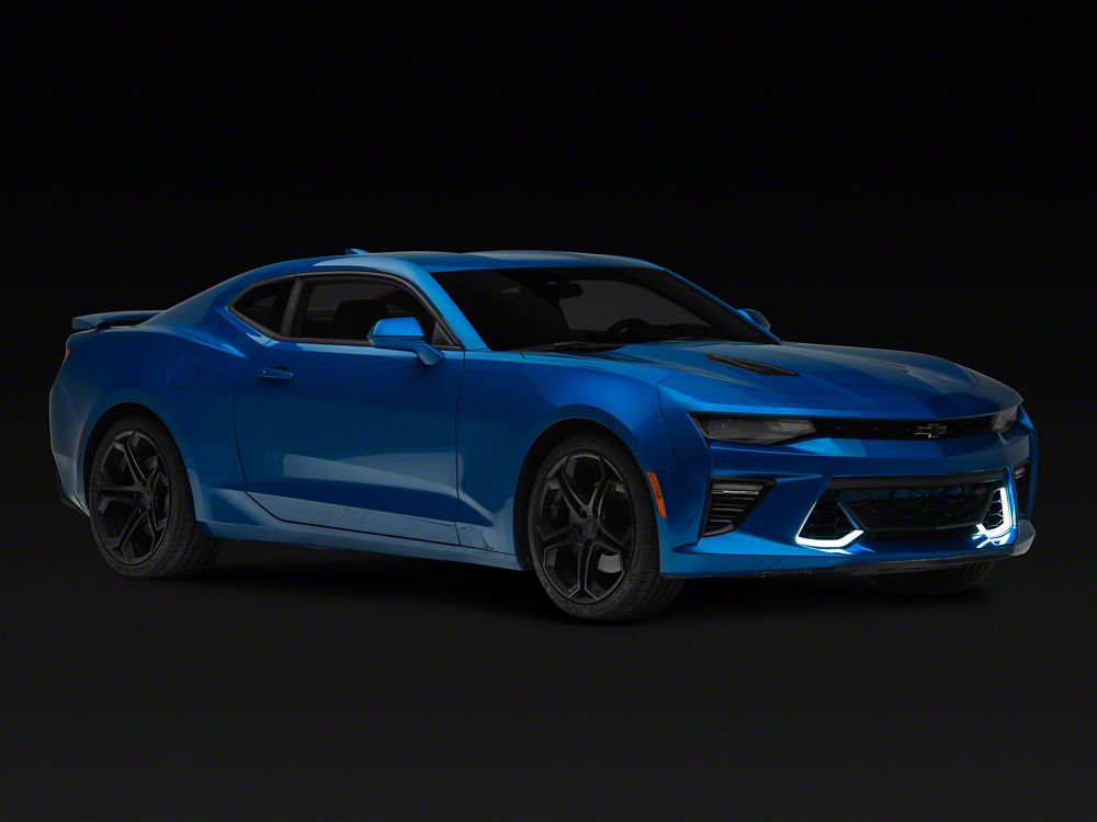 MP Concepts SS 50 Years Style Grille with LED Lighting; Silver (16-18 Camaro SS)