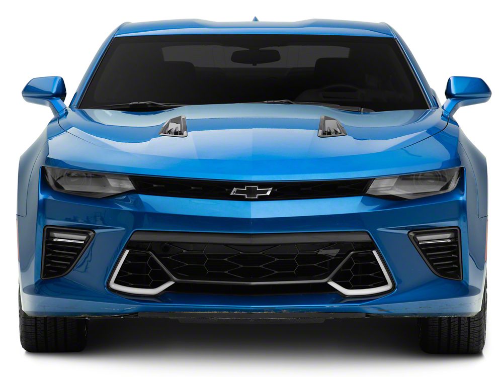 MP Concepts SS 50 Years Style Grille with LED Lighting; Silver (16-18 Camaro SS)