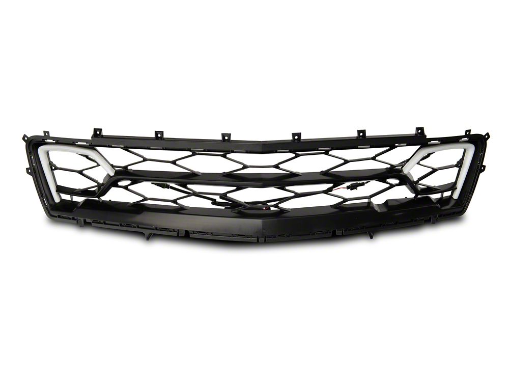 MP Concepts LT/RS Style Grille with LED Lighting; Silver (16-18 Camaro, Excluding SS & ZL1)