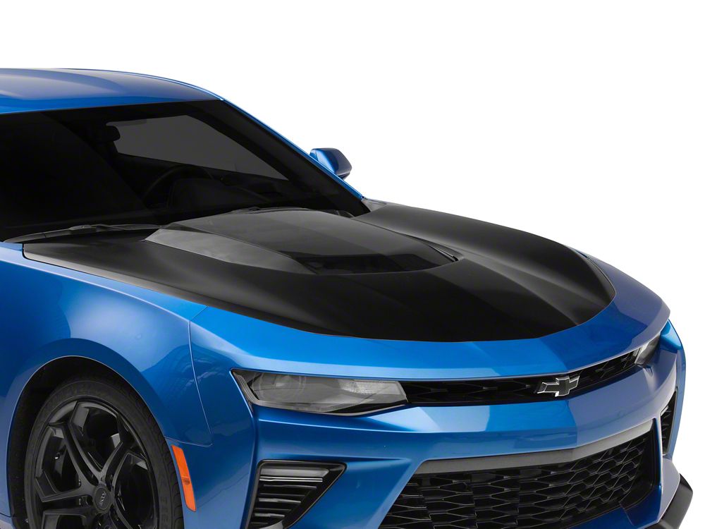 MP Concepts ZL1 Style Hood; Smoked Black Center (16-24 Camaro)